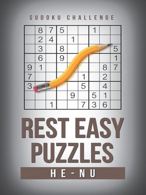 cover image of Rest Easy Puzzles